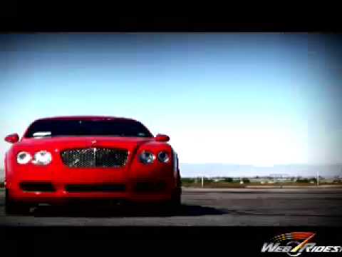 Modded 612 hp Bentley Continental GT on the track