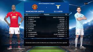 LIVE PES 2018 || HOJE TEM UEFA CHAMPIONS LEAGUE ONLINE || TREINO UNITED - LUKAKAO MONSTRO