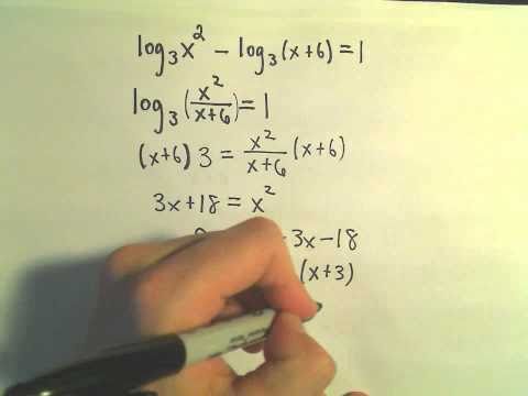Homework help with logarithms subtraction