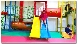 WOW❗Bermain Perosotan, Naik Odong Odong Sepuasnya GRATIS GAK BAYAR Di Indoor Playground For Kids