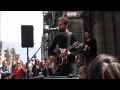 Passenger busking in Edinburgh