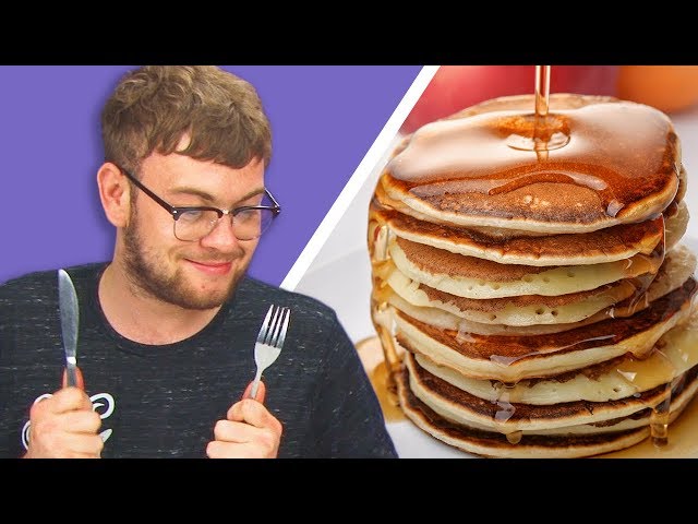 Irish People Try American Pancakes - Video