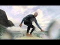 Piha longboarding surf 27 12 14