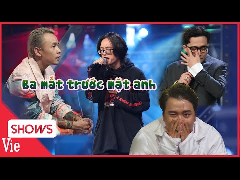 Karik, Trấn Thành bật khóc, Binz lặng người khi nghe bản rap "Người Cha Câm" day dứt của Hydra