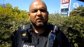Aggressive Cop Goes Hands On