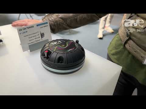 ISE 2022: Sica Features Large Compression Driver CD 124×75 N353 Loudspeaker