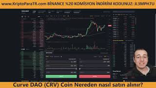 Curve DAO (CRV) Coin Nereden nasıl satın alınır?