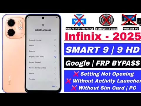 Infinix Smart 9 | 9 HD Google/Frp BypassAndroid 14 | Infinix Smart 9 | 9 HD Google/Frp BypassAndroid 14 |