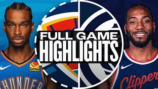 Game Recap Thunder 103, Clippers 101