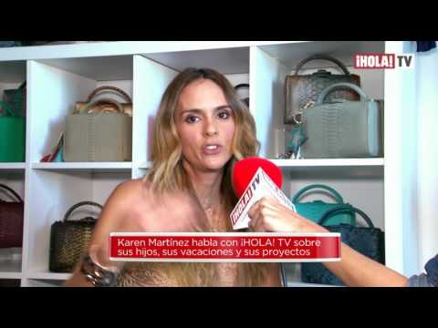 Hijos y redes sociales: la receta de Karen MartĂnez para