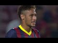 Seguimiento a Neymar en el FC Barcelona (4-1) Real Valladolid