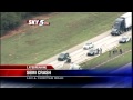 Jackknifed semitrailer causes big backup along I-40