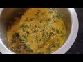 How to make tasty Dal palak//dhaba style Dal palak Recipe//spinach curry