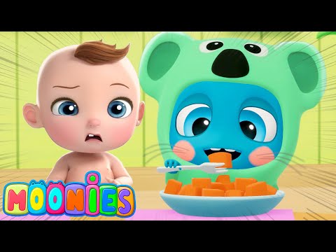🍅🥦 ¡Aprende los vegetales con tus amigos los Moonies!