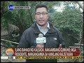 UB: Ilang bahagi ng ginagawang kalsada sa Brgy. Payatas, QC, nakaambang gumuho