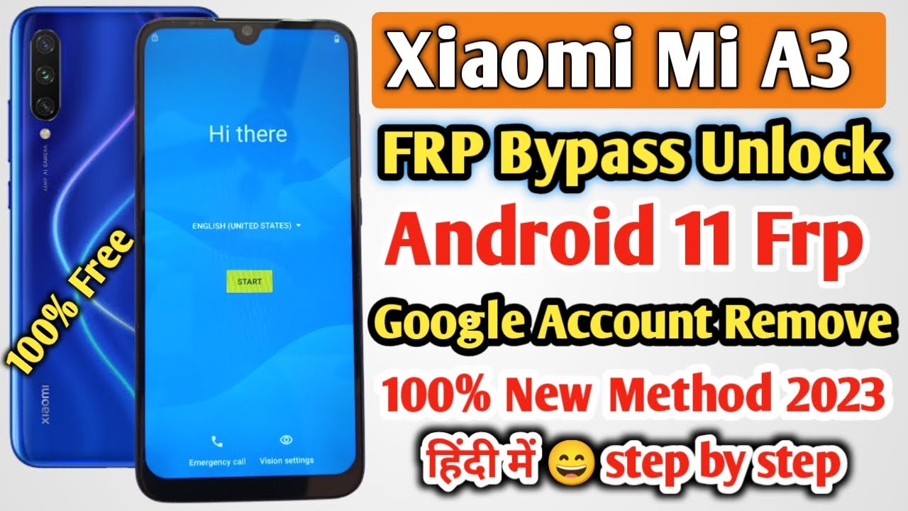 Xiaomi Mi A3 Frp Bypass Android 11 | Mi A3 Google Xiaomi Mi A3 Frp Bypass Android 11 | Mi A3 Google