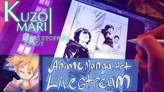 Drawing Manga Page - Ipad Pro - Clipstudio Paint / Art Anime Manga Sketching