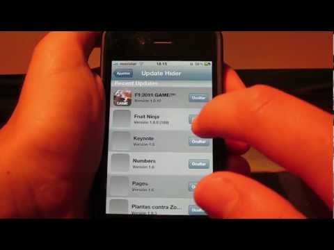 ocultar actualizaciones de las apps del iphone/ipad/ipod touch