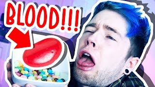 MOST DISGUSTING JELLY BEAN!! **BLOOD FLAVOR** MOST DISGUSTING JELLY BEAN!! **BLOOD FLAVOR**
