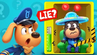 Lie Detector Hat Good Habits Detective Cartoon Kids Cartoons Sheriff Labrador