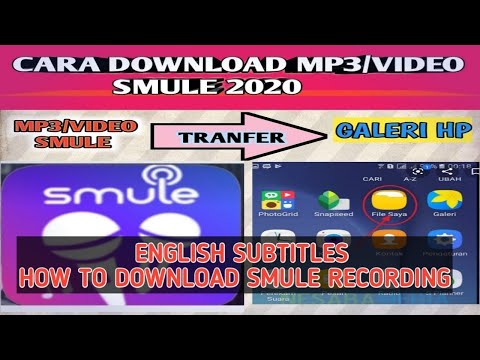 CARA DOWNLOAD REKAMAN SMULE SIMPLE- HOW TO DOWNLOAD SMULE RECORDING(ENG.SUB)@LEYZTA GHAZALI