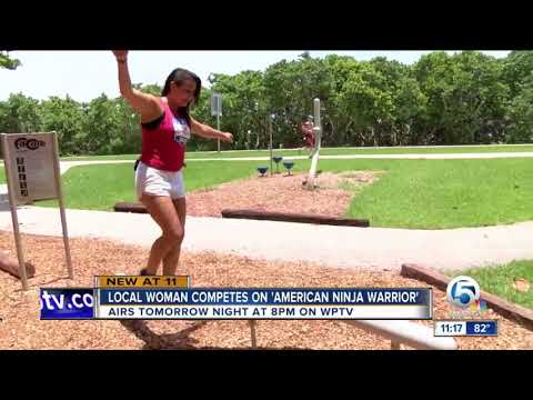 WPTV NEWS Christina Gambino | American Ninja Warrior