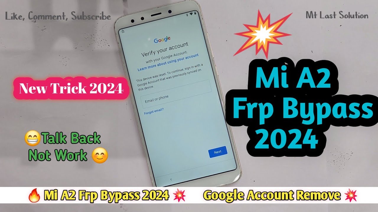Mi A2 Frp Bypass 2024 | Mi A2 Google Account Remove | Mi A2 Frp Bypass 2024 | Mi A2 Google Account Remove |