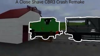 A Close Shave For Duck Cbr3 Crash Scene Remake Thomas & Friends