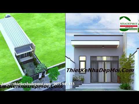 Tổng hợp những mẫu nhà mái bằng 1 tầng đẹp