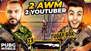 OYUN 2 YOUTUBERA AWM VERİRSE NE OLUR?? TUGAY GÖK İLE EFSANE DUO | PUBG Mobile