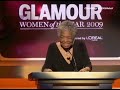 Maya Angelou at 2009 Glamour Women of the Year Awards