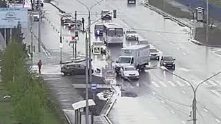 Видео ул. Октябрьская 24.05.2019 ЧП Красноярск от kraschp, Октябрьская улица, Красноярск, Россия