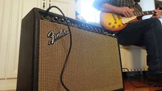 Vintage 65 Deluxe Reverb Vibrato Vs. Normal Channel 1965 Fender Deluxe Reverb No Pedals