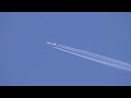 全日空 ANA  ピカチュウジャンボジェット機 飛行機雲 Boeing747-400D