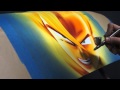Honda Civic Dragon Ball Z - airbrush speed painting
