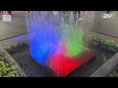 ISE 2024: HB-Laserkomponenten Showcases HB-Hydro Indoor Fountain Systems