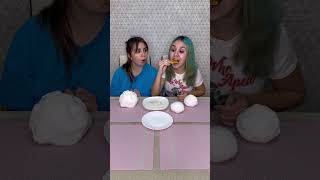 Choose Cotton Candy Balls Challenge Who Has More Nacho Corn Chips? Best Video By Hmelkofm