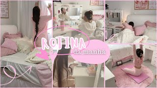 Rotina Da Manhã౨ৎ Skincare, Matcha, Cozy, Pilates E Asmr Organização Do Quarto