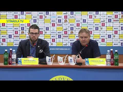 Tiskov konference domcho trenra po utkn Teplice - Zln (7.12.2019)