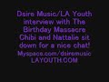 The Birthday Massacre does an interview with Dsire Music