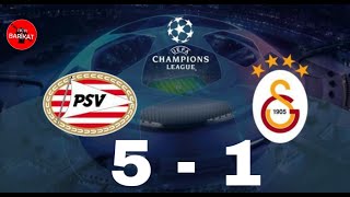 PSV 5-1 Galatasaray | Tüm Goller | 21.07.2021