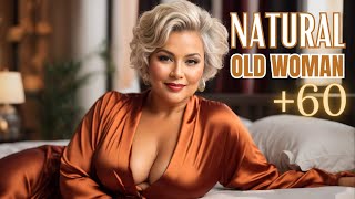 Natural Older Women Over 60💄 Fashion Tips Review Part 120
