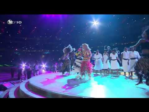 Waka Waka - Shakira HD World Cup closing ceremony live performance...