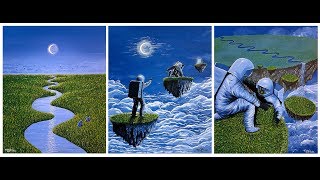 "Emerald Islands" A timelapse of this acrylic painting series