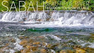 Sabah Beautiful River At Tegudon Tourism Village, Kota Belud