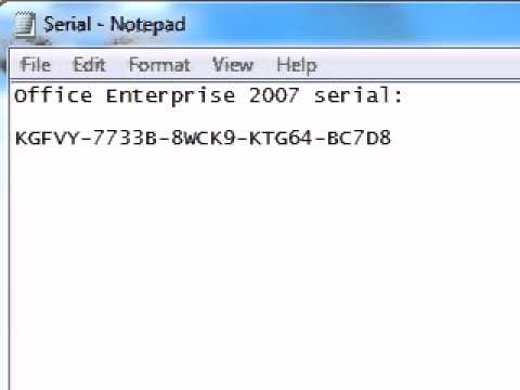 Download Microsoft Office 2007 Ultimate key