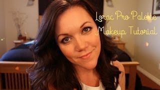 Lorac Pro Palette Makeup Tutorial: my 'Go To' with a pop of Gold