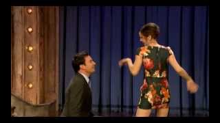 Emma Watson dancing with Jimmy Fallon