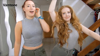 Matching With Mah Bestie- Green Jeans and Grey Top ep 3