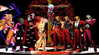 KOF MUGEN ANIME TEAM VS RUGAL TEAM
